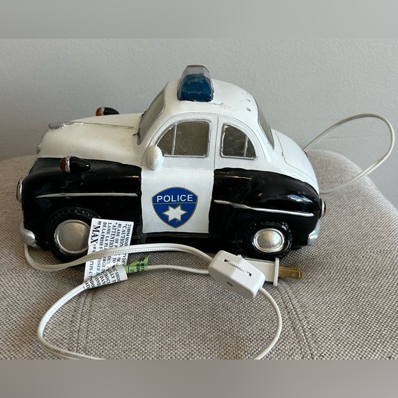 Vintage Police Car Night Light Kids Lamp Plug In - Picture 4 of 5